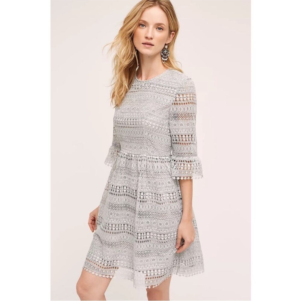 “HD IN PARIS” Foile Lace Overlay Dress